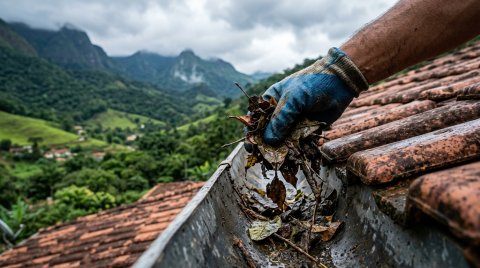 Limpeza de Calhas e Telhados: Prevenção Anti-Chuva