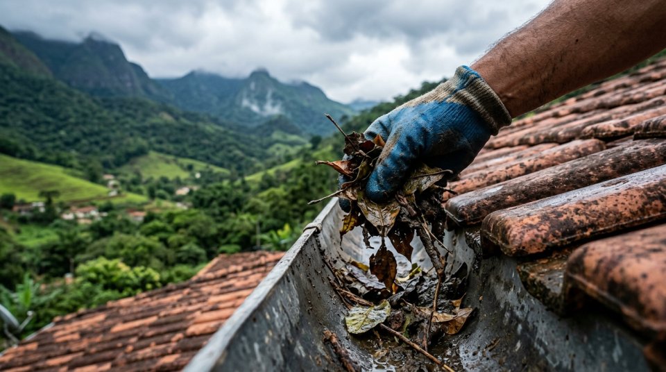 Limpeza de Calhas e Telhados: Prevenção Anti-Chuva